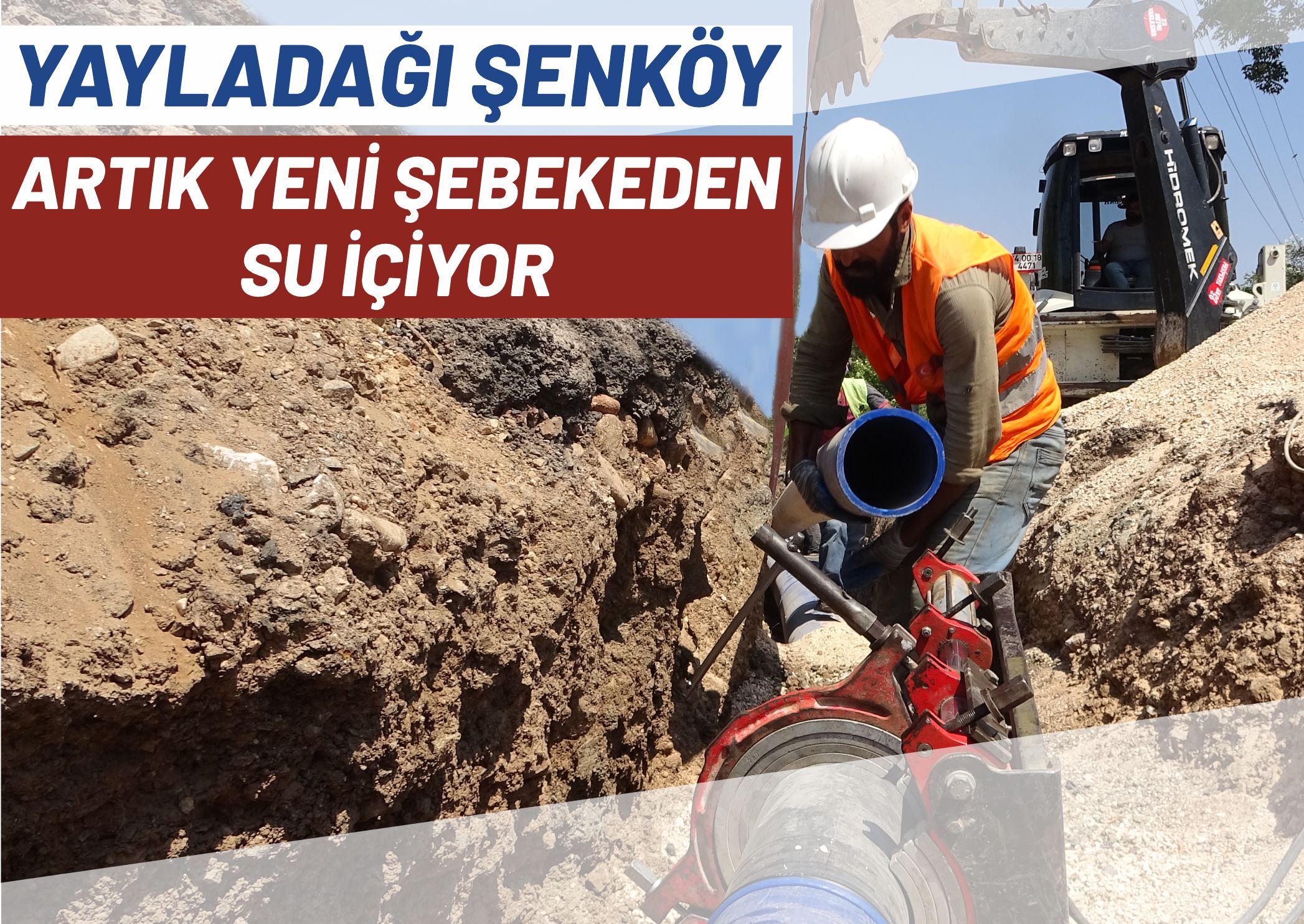 Yayladağı Şenköy Artık Yeni Şebekeden Su İçiyor